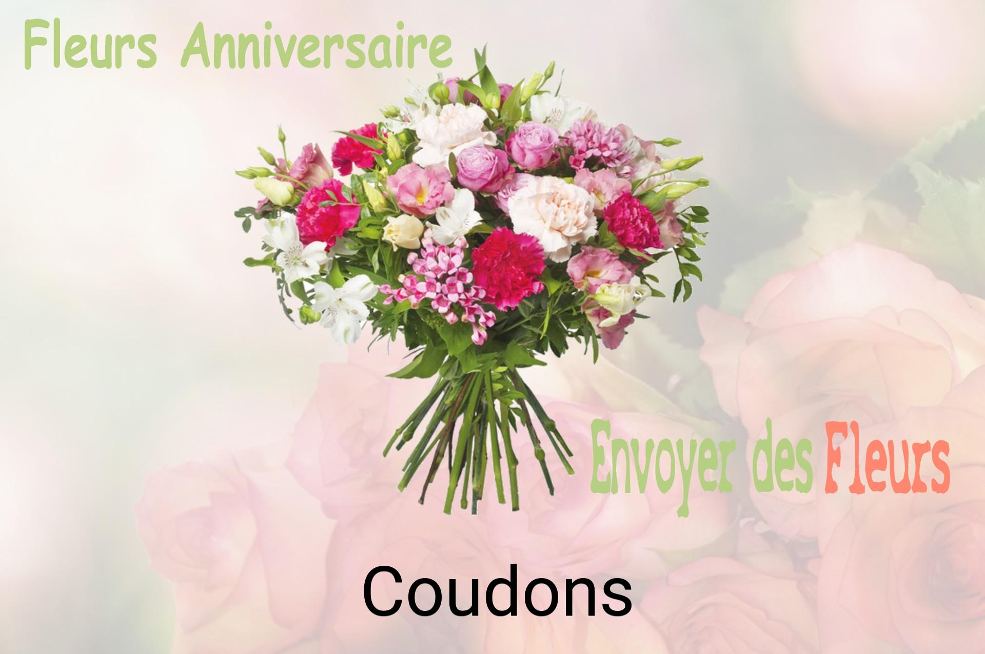Bouquet de fleurs d’anniversaire livré à Coudons